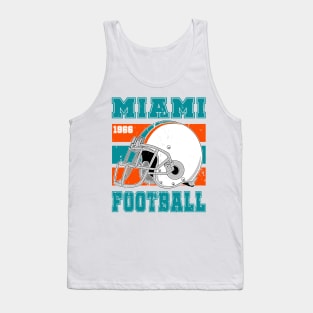 Miami Retro Football Tank Top